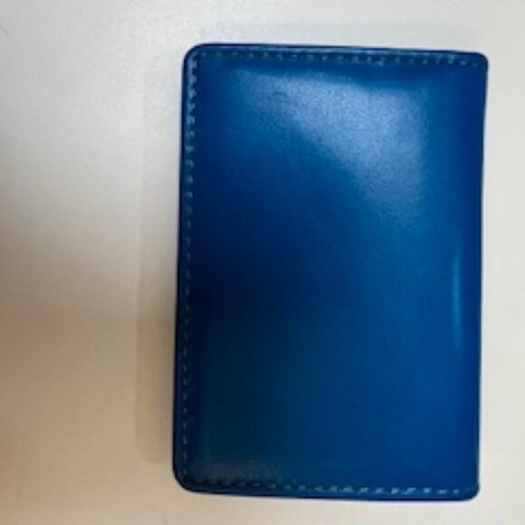 Winn International Leather Card Case Teal - Picture 1 of 6
